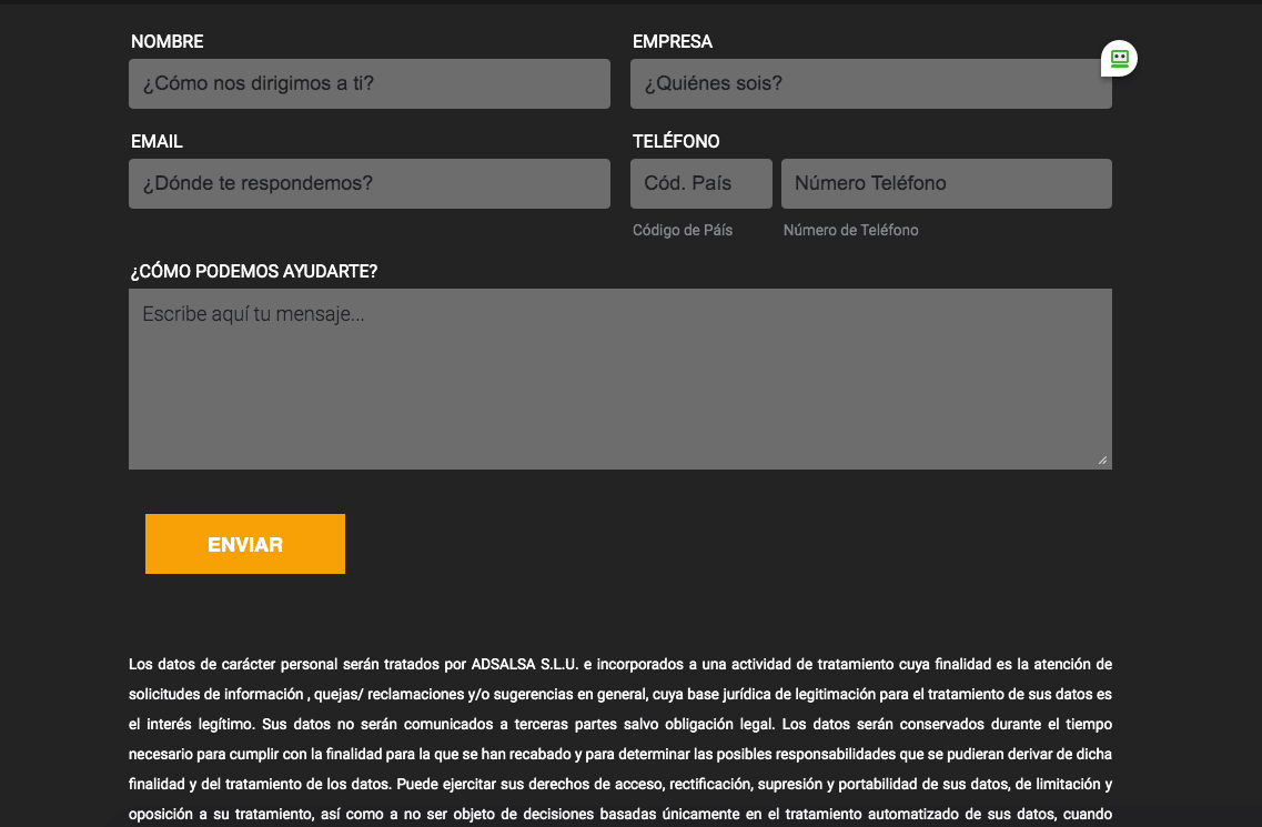 protección de datos